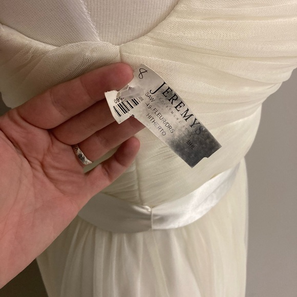 BHLDN / Hitherto Ivory Fleur Dress Size 8 - Picture 4 of 8